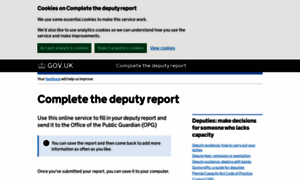 Complete-deputy-report.service.gov.uk thumbnail