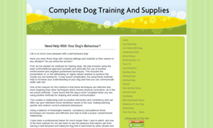Complete-dog-training-and-supplies.com thumbnail