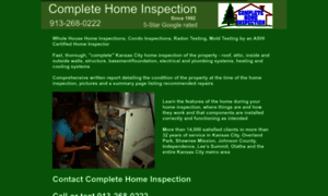 Completehomeinspectionkc.com thumbnail