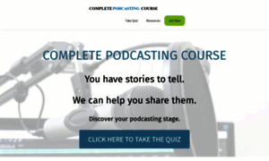 Completepodcastingcourse.com thumbnail