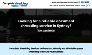 Completeshredding.com.au thumbnail