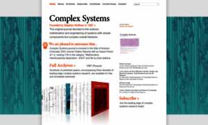 Complex-systems.com thumbnail