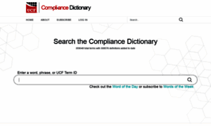 Compliancedictionary.com thumbnail