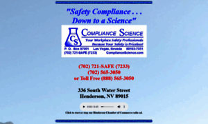 Compliancescience.com thumbnail