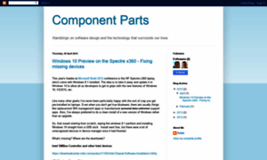 Component-parts.blogspot.com thumbnail