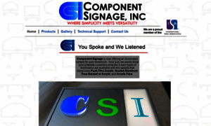 Componentsignage.com thumbnail