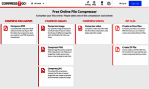 Compress2go.com thumbnail