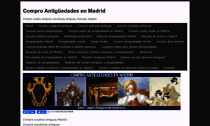 Comproantiguedadesmadrid.es thumbnail