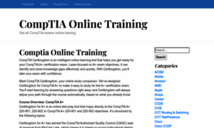 Comptiaonlinetraining.com thumbnail