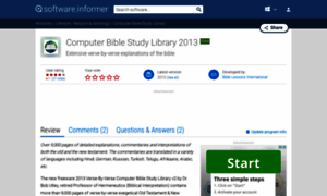 Computer-bible-study-library.software.informer.com thumbnail