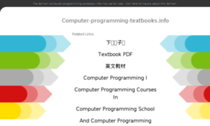 Computer-programming-textbooks.info thumbnail