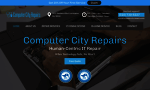 Computercityrepairs.com thumbnail