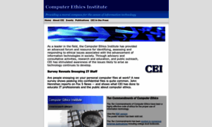 Computerethicsinstitute.org thumbnail
