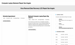 Computerlaptopsanangelorepair.com thumbnail