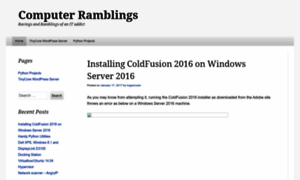 Computerramblings.wordpress.com thumbnail