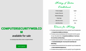 Computersecurityweb.com thumbnail