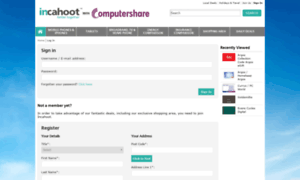 Computershare.incahoot.com thumbnail