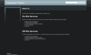 Computersitter.com thumbnail
