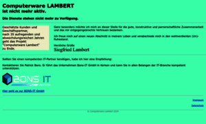 Computerware-lambert.de thumbnail