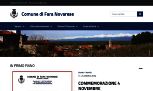 Comune.faranovarese.no.it thumbnail