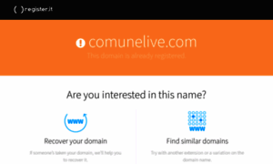 Comunelive.com thumbnail