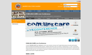 Comunicareliveconf.unisa.it thumbnail