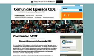 Comunidadegresadoscide.wordpress.com thumbnail