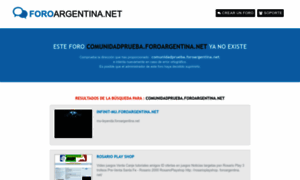 Comunidadprueba.foroargentina.net thumbnail