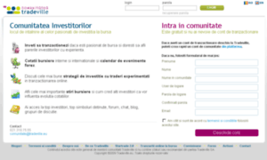 Comunitate.tradeville.eu thumbnail
