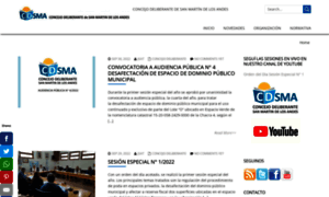 Concejodeliberante.sanmartindelosandes.gov.ar thumbnail