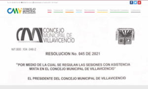 Concejodevillavicencio.gov.co thumbnail