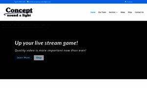Conceptsoundandlight.com thumbnail