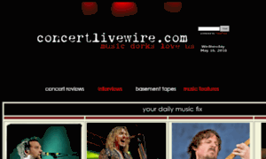 Concertlivewire.com thumbnail
