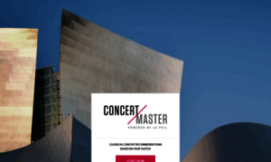 Concertmaster.laphil.com thumbnail