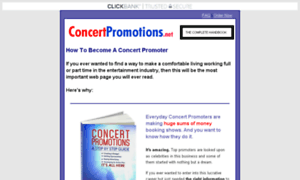 Concertpromotions.net thumbnail