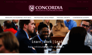 Concordiacontinuingstudies.com thumbnail