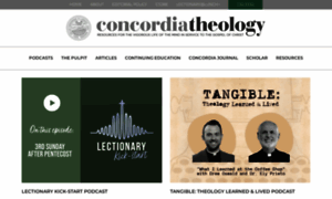 Concordiatheology.org thumbnail