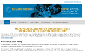 Concordium2015.academyhealth.org thumbnail