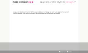 Concours.madeindesign.com thumbnail