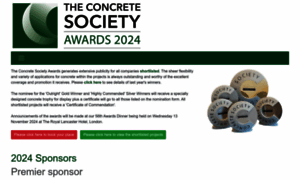 Concrete-awards.org.uk thumbnail