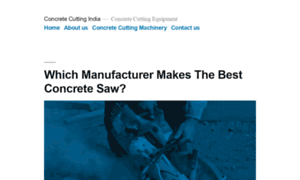 Concretecuttingindia.com thumbnail