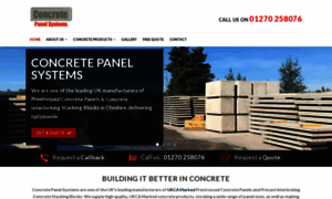 Concretepanelsystems.co.uk thumbnail