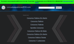 Concursospublicos2016.com thumbnail