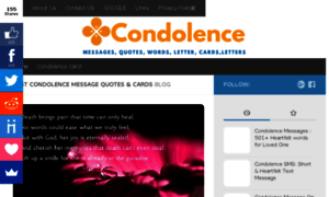 Condolencemessagequotes.com thumbnail