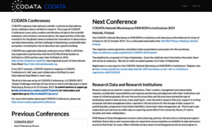 Conference.codata.org thumbnail