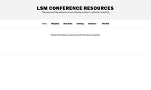 Conference.lsm.org thumbnail