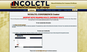 Conference.ncolctl.org thumbnail