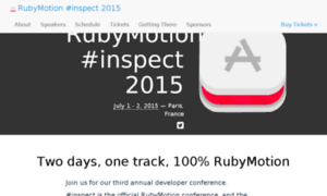 Conference.rubymotion.com thumbnail