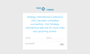 Conference2012.strategyinternational.org thumbnail