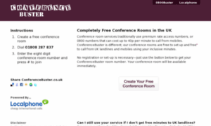 Conferencebuster.co.uk thumbnail